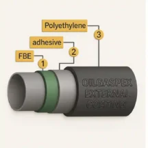 پوشش خارجی لوله FBE دو لایه